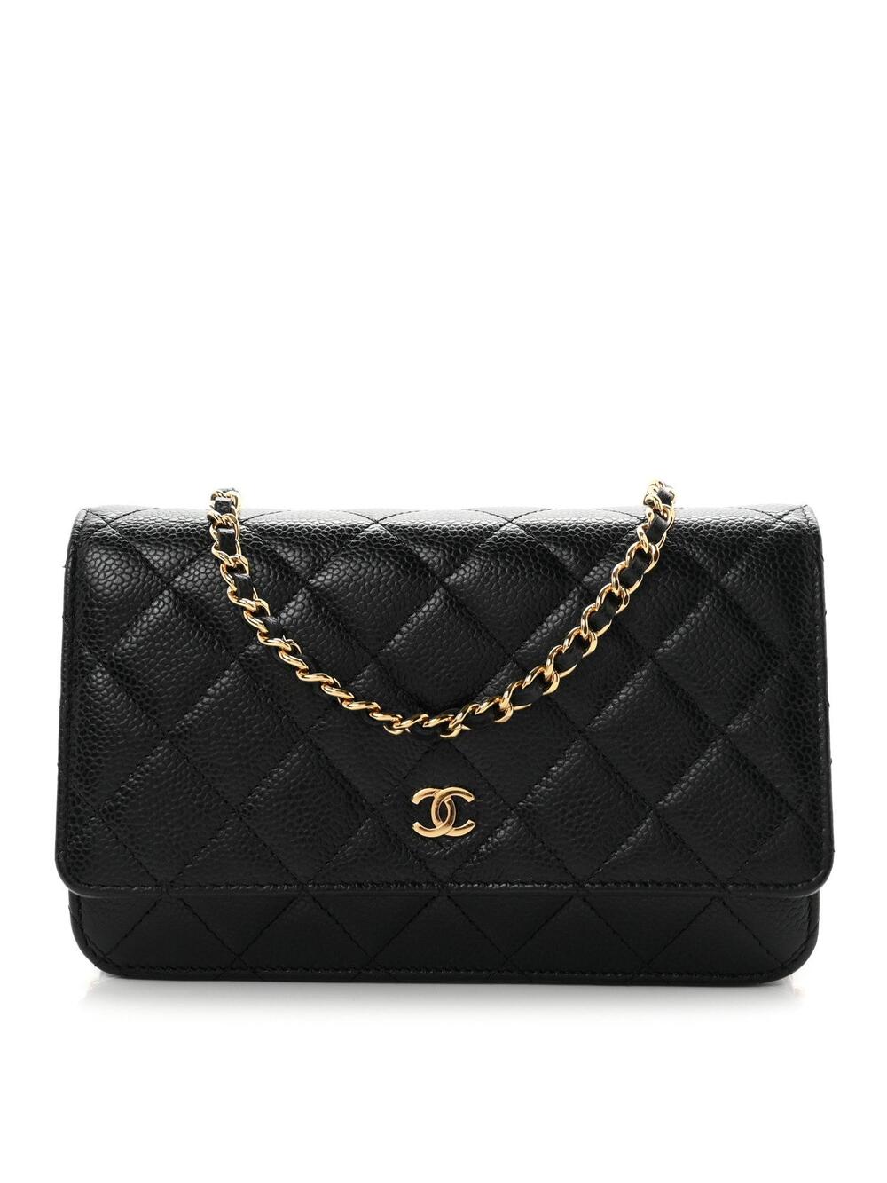 Chanel Caviar Quilted Wallet On Chain #343172C29B